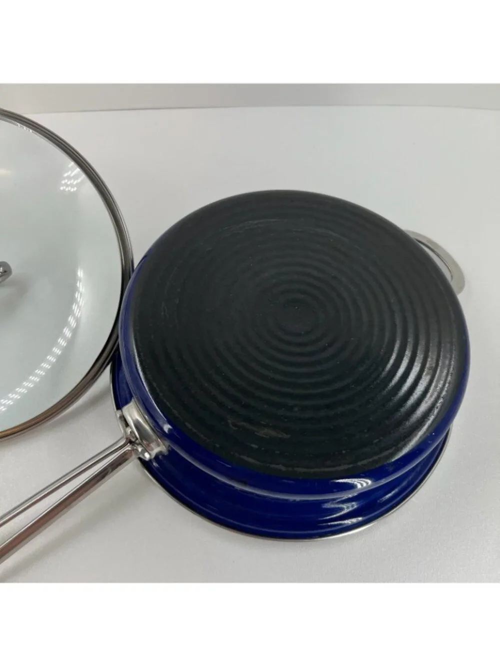 Chantal Enamel Steel Saute Pan 9.5